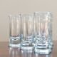 Large crystal liquor glasses, set of 6, 1970