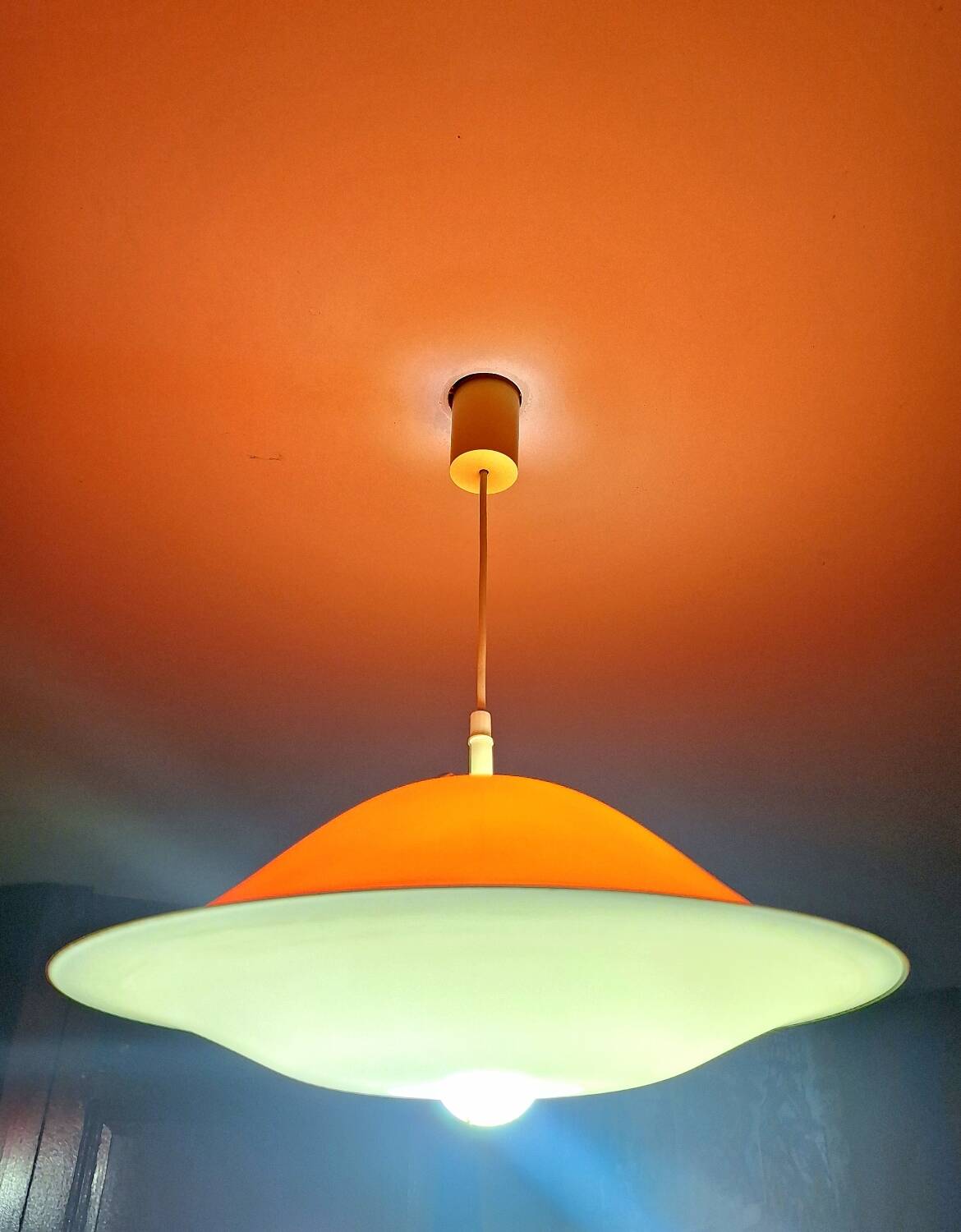 Vintage erco lighting, designer pendant light