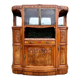 Buffet art déco plateau marbre, meuble vaisselier ancien