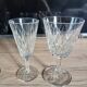4 antique stemmed glasses