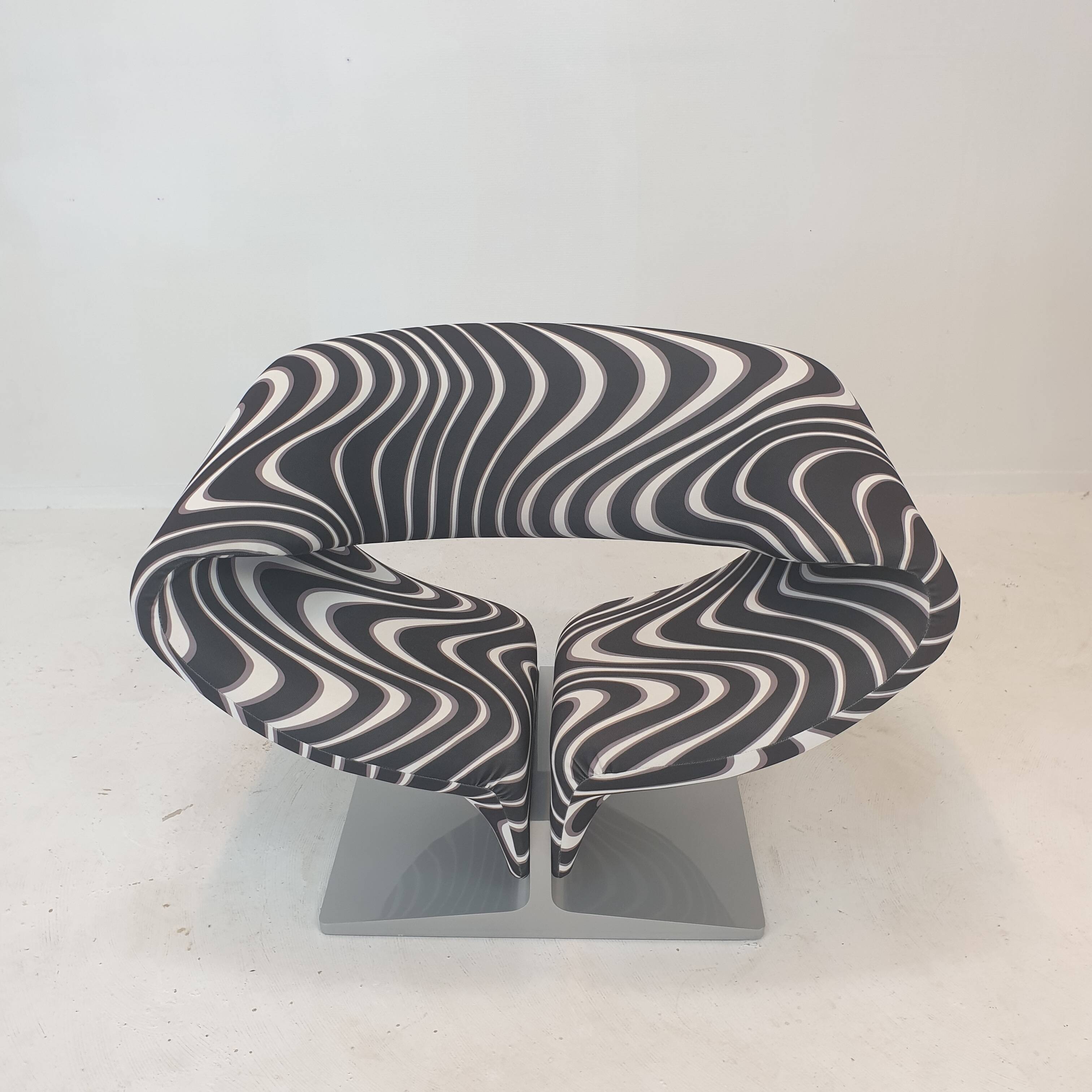 Ribbon Chair With Ottoman by Pierre Paulin for Artifort, 1990's