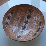 large ceramic fruit bowl with ethnic and turtle decoration 2007