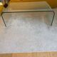 Glass coffee table "bridge"