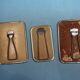 Set of barber mirrors to chain or to put down