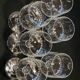 6 old Porto glasses in spear-cut crystal