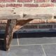 old farm bench
