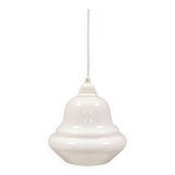 Small hanging lamp in opal glass, Danish and from the 1980s.