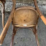 Lot de 4 chaises Thonet bistrot originales en bois