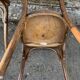 Set of 4 original Thonet wooden bistro chairs