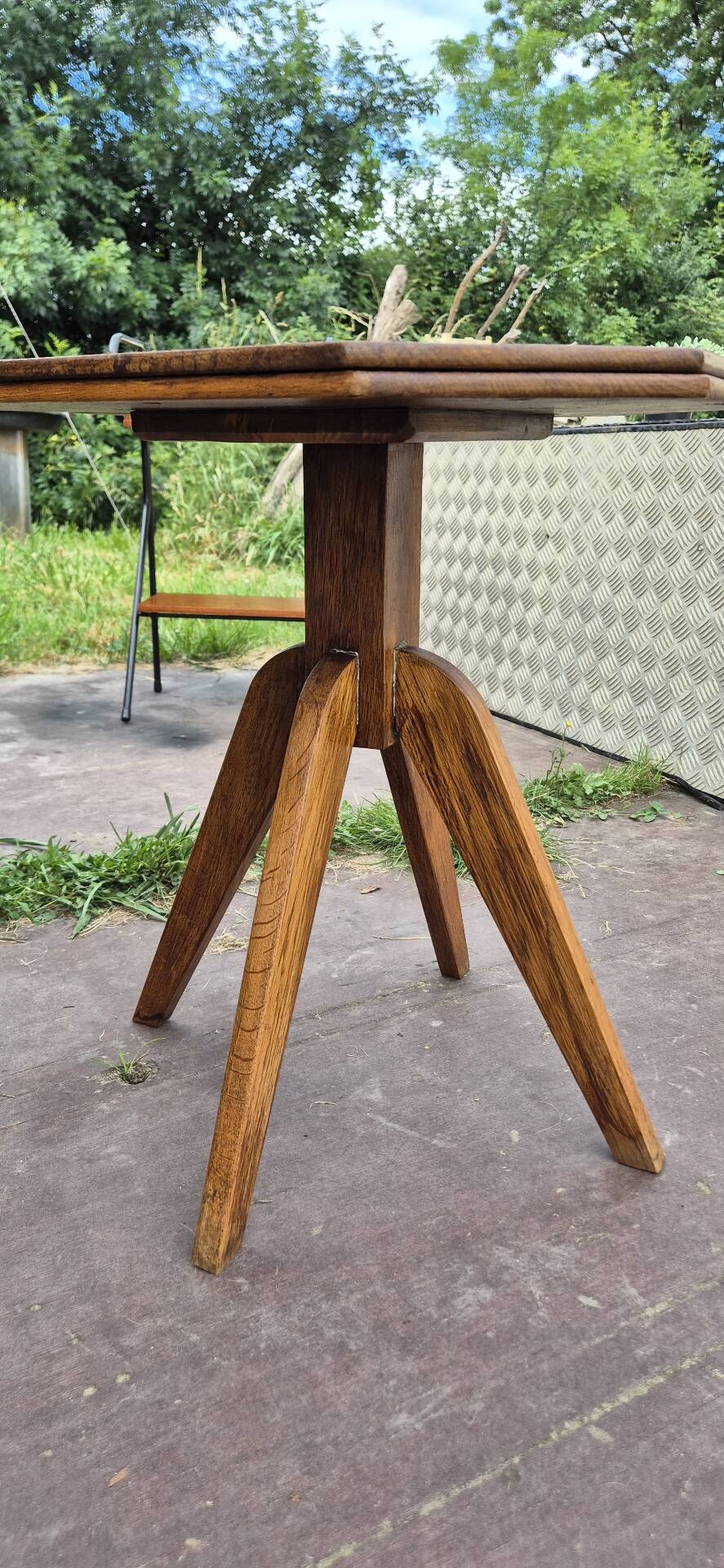 Vintage Scandinavian side table – Handmade from the 1950s/60s