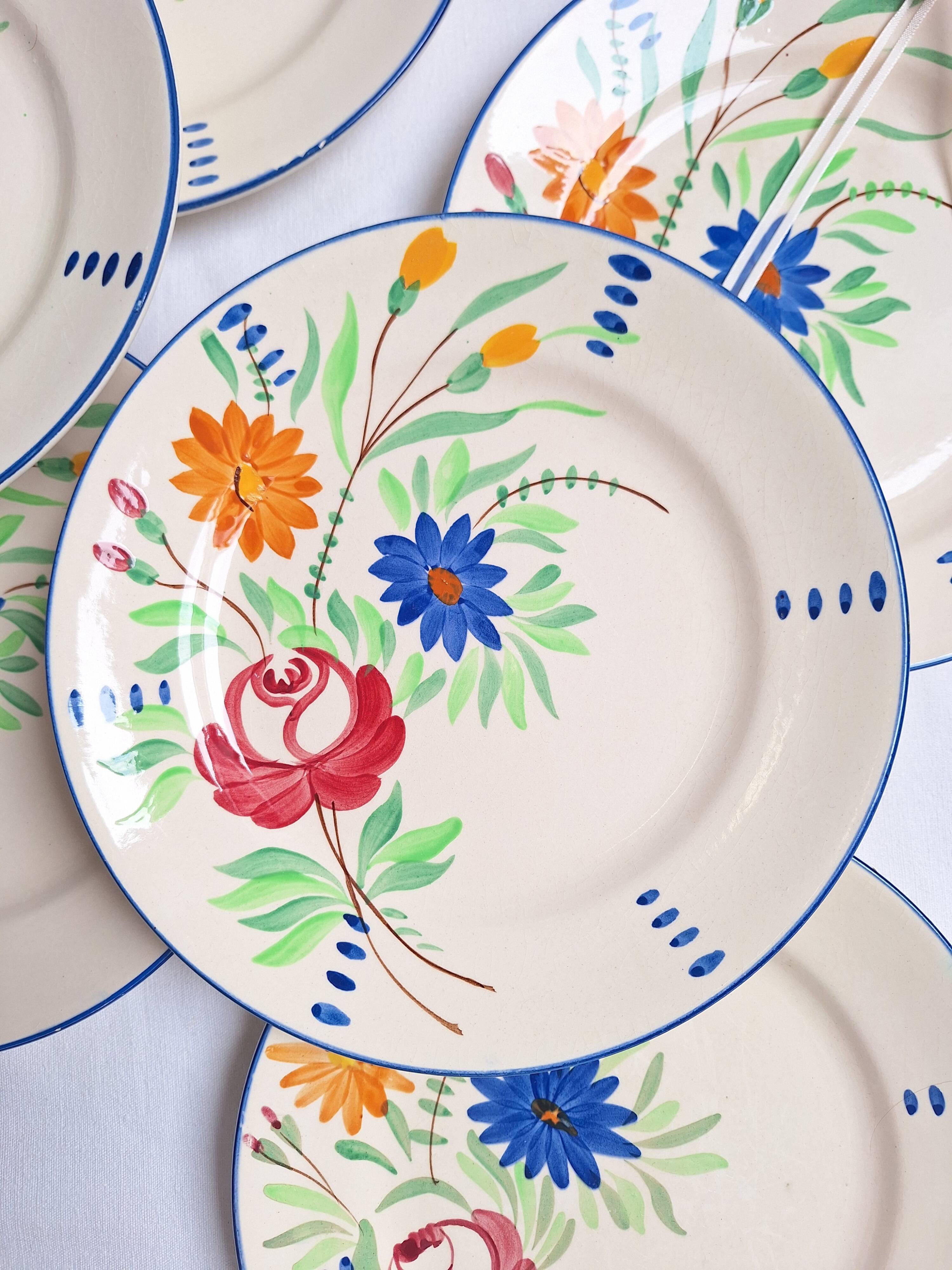 Assiettes plates Longchamp