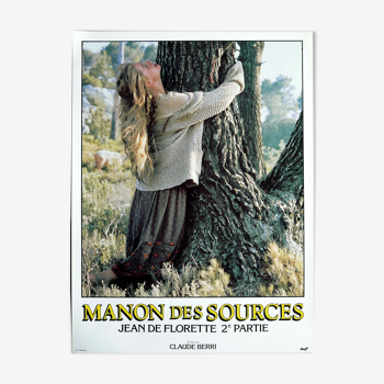 Affiche cinéma "Manon des sources" Emmanuelle Béart