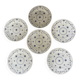 6 assiettes plates en porcelaine Anglaise