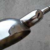 Workshop lamp Jumo 215 metal chrome foot vice 60s