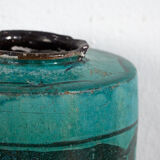 Large ancient turquoise green vase (circa 1820) #30