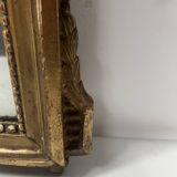 Louis XV mirror in carved and gilded wood, 18th century