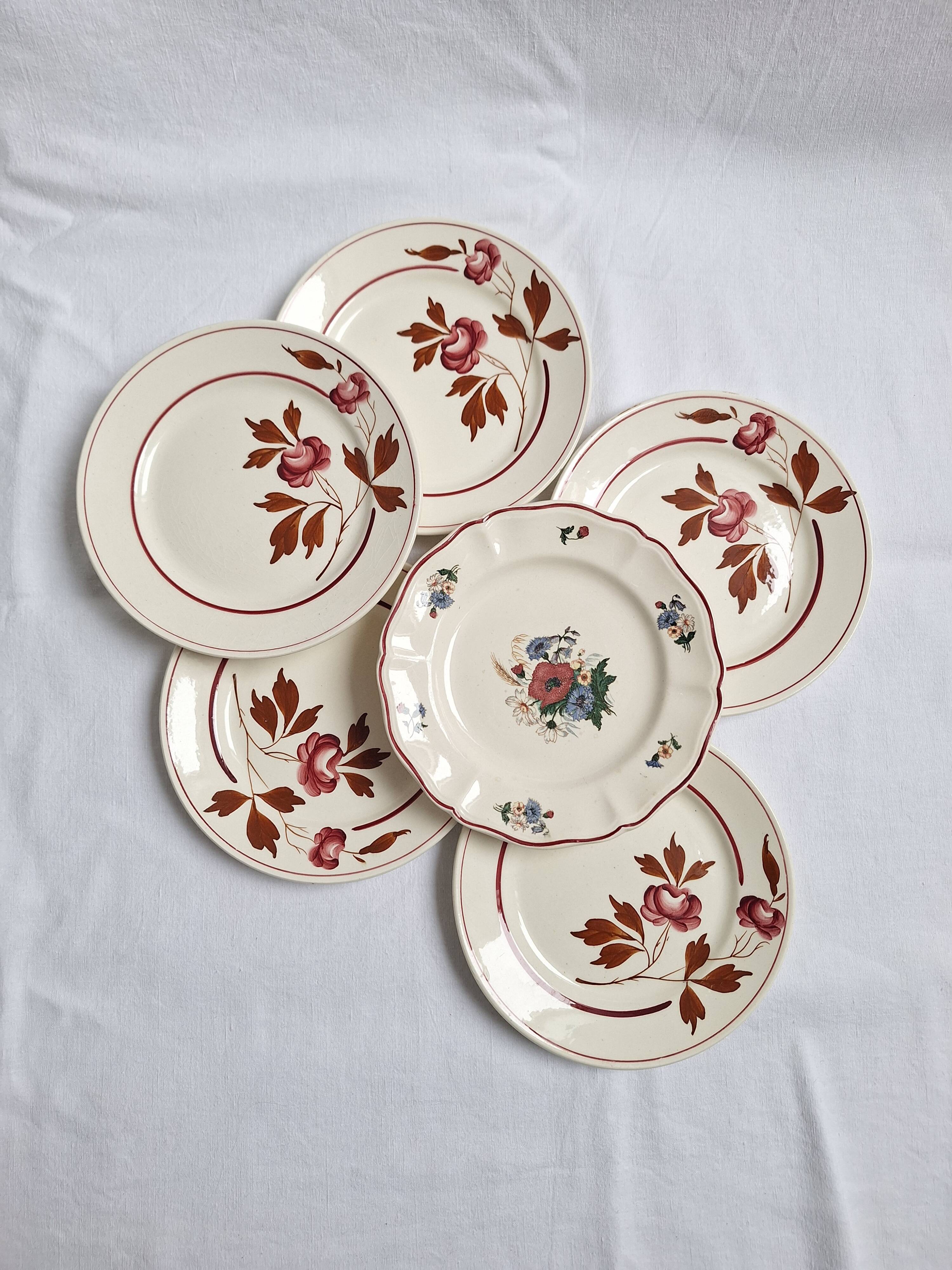 Luneville dessert plates