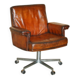 De Sede DS35 executive chair vintage leather Mid-Century Modern style