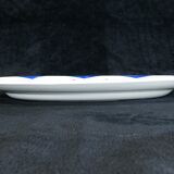 Former plat oavle in faïence of Digoin Sarreguemines model corsica