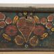 Folk art painted bridal chest
