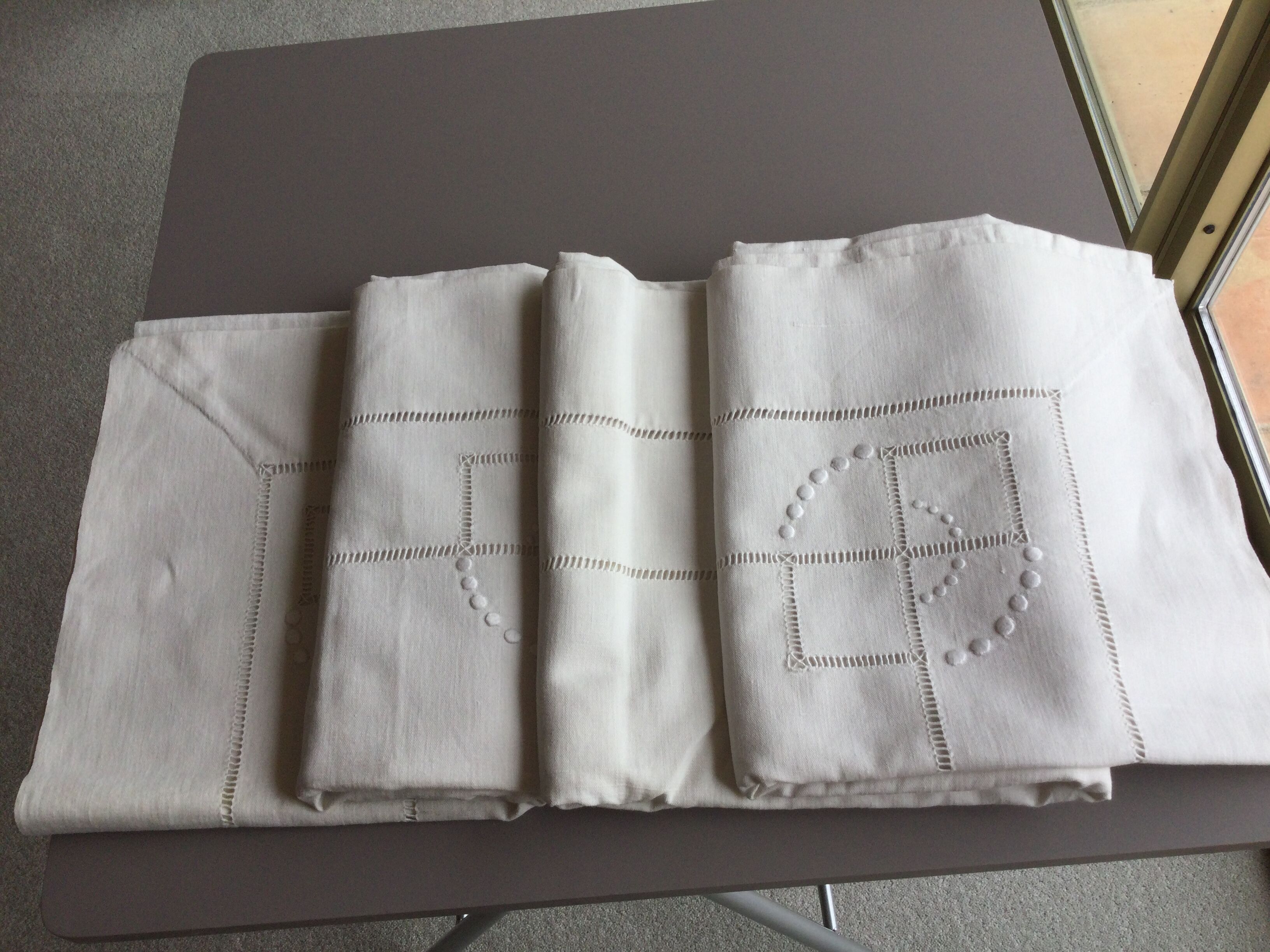 Hand embroidered sheet