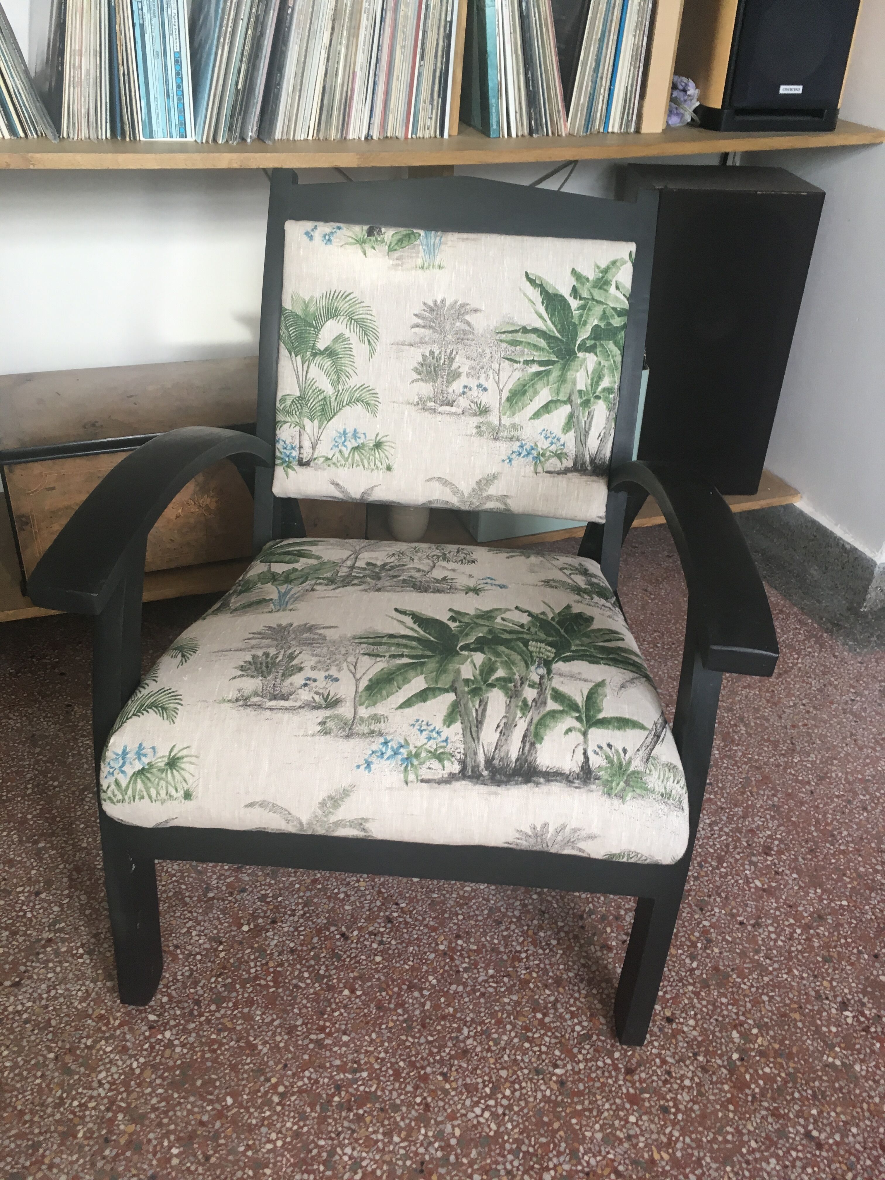 Completely restored Colonial armchair