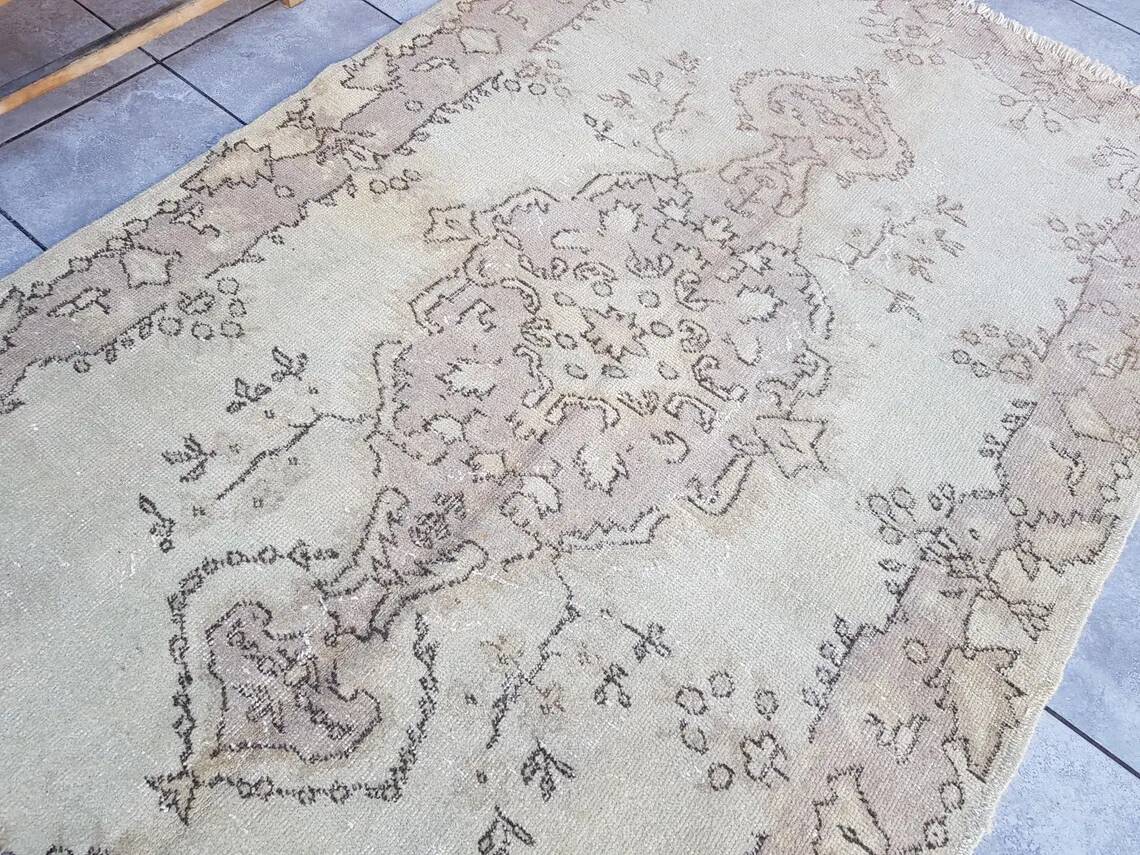 Tapis oushak anatolien beige