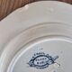 Set of 4 flat plates Creil & Montereau model Flora