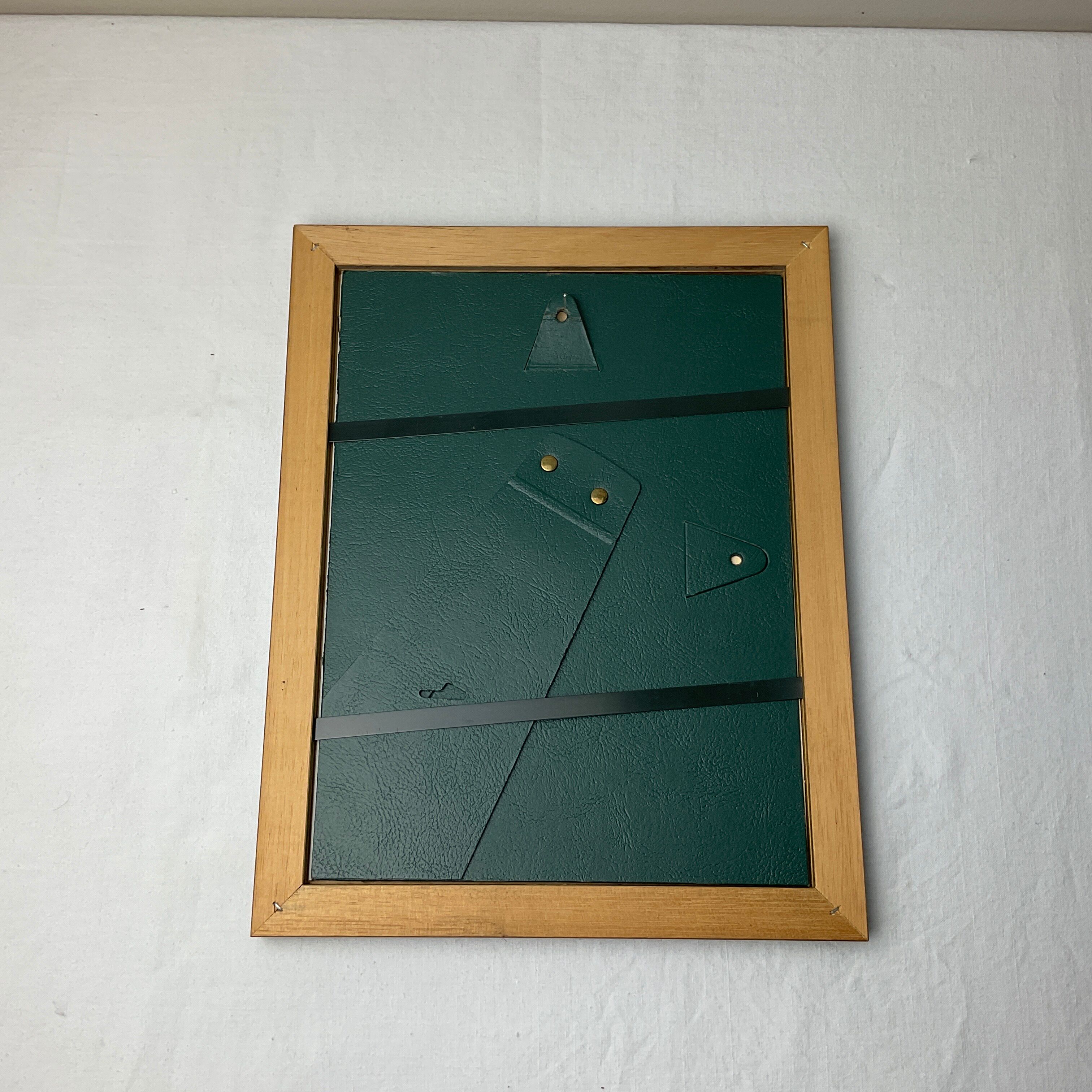 Retro frame in medium oak wood