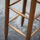 Pair of bar stools, wooden and straw stool, vintage bar stool, vintage stool, decoration