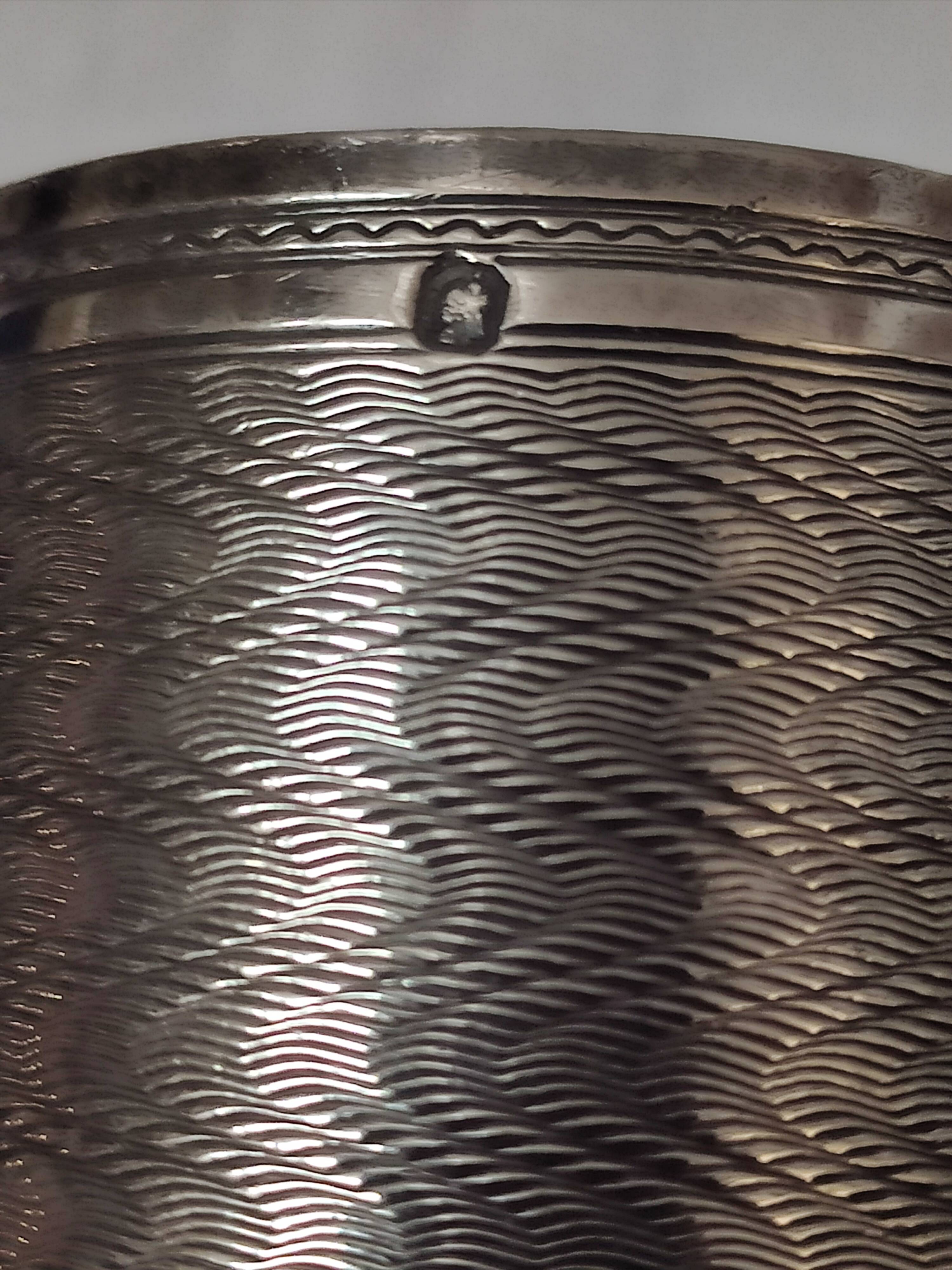 Sterling silver towel ring 51g