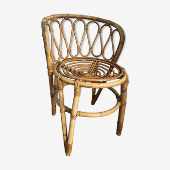 Rattan armchair