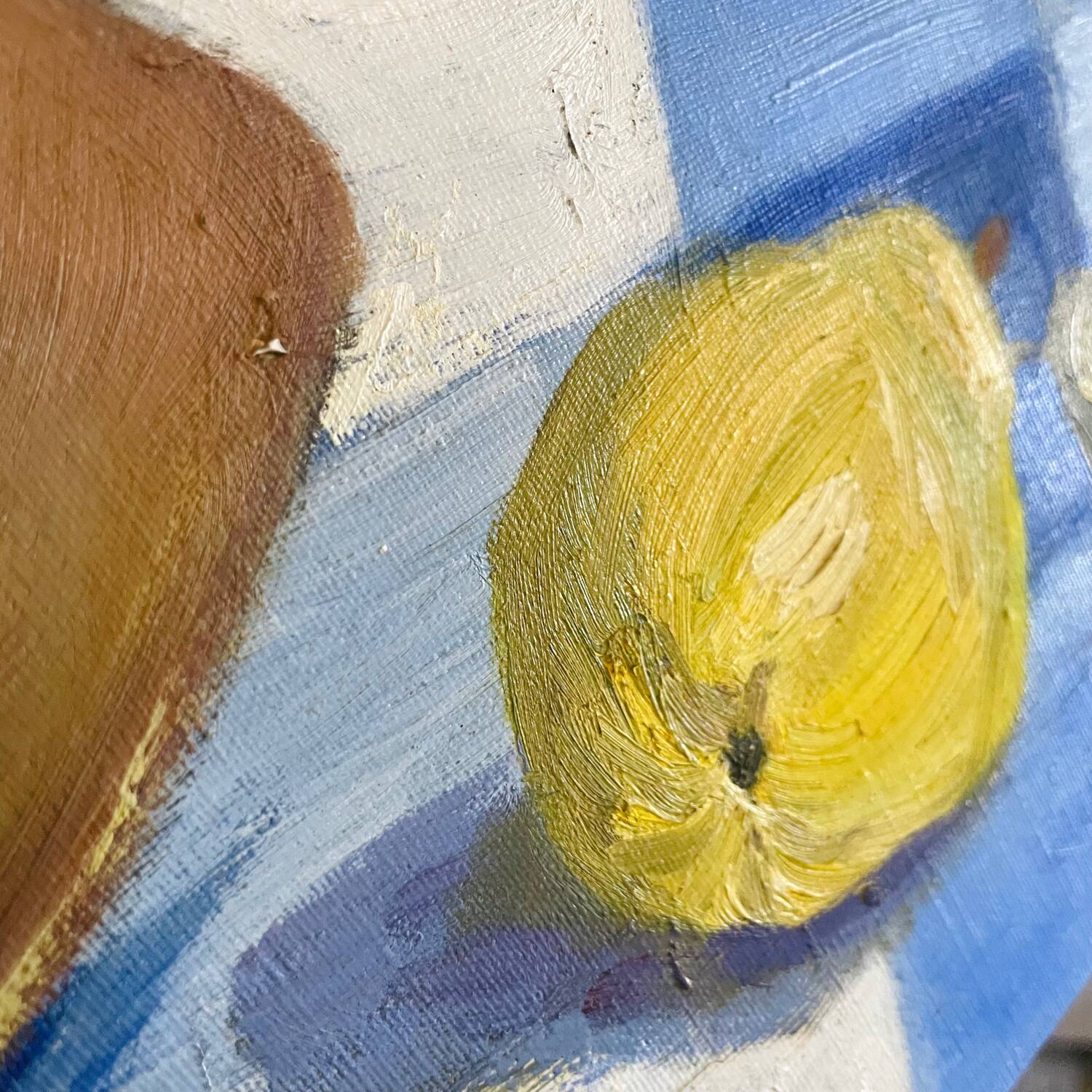 Still life with pears