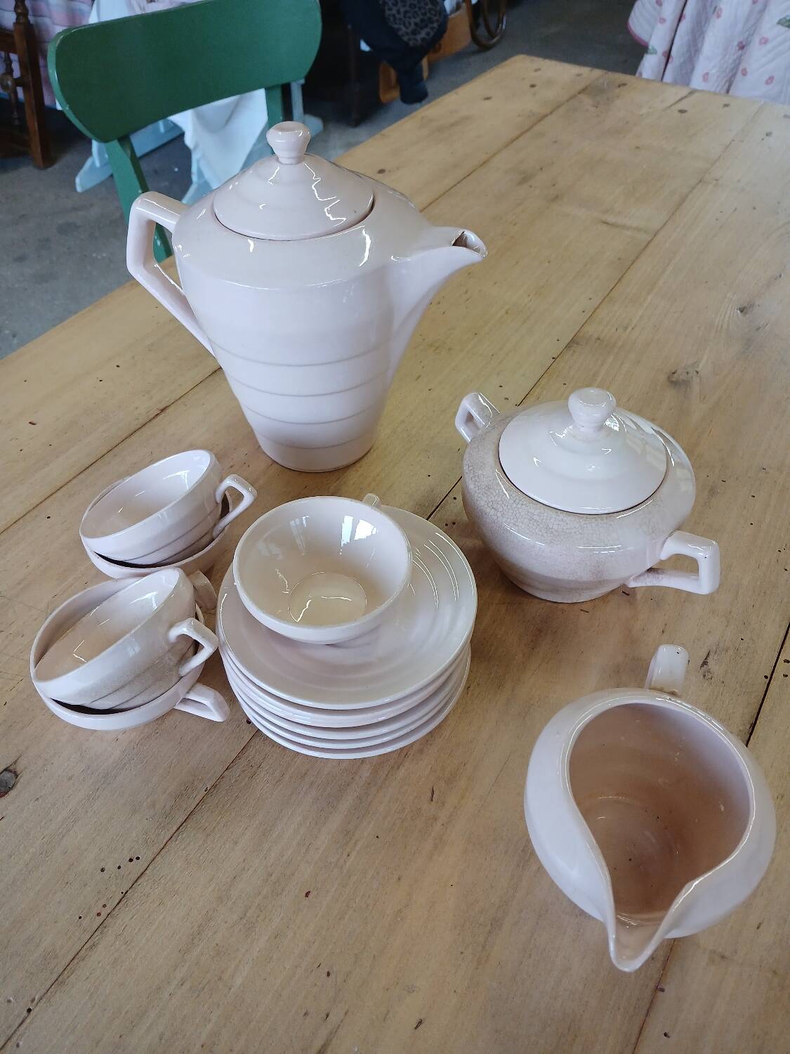 Saint Amand / Ceranord antique coffee service