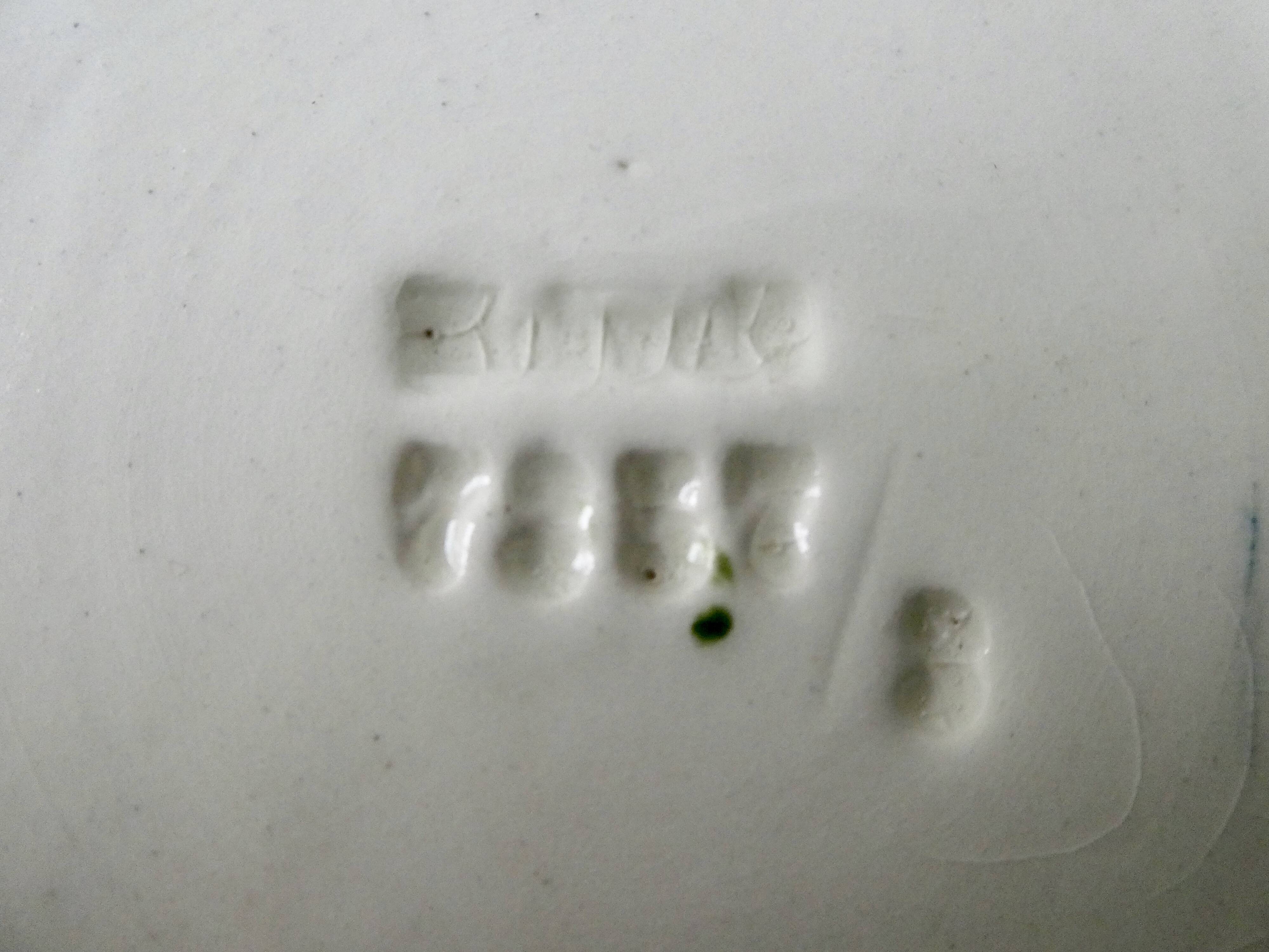 Dabbling pot cover, flower decoration, 1900