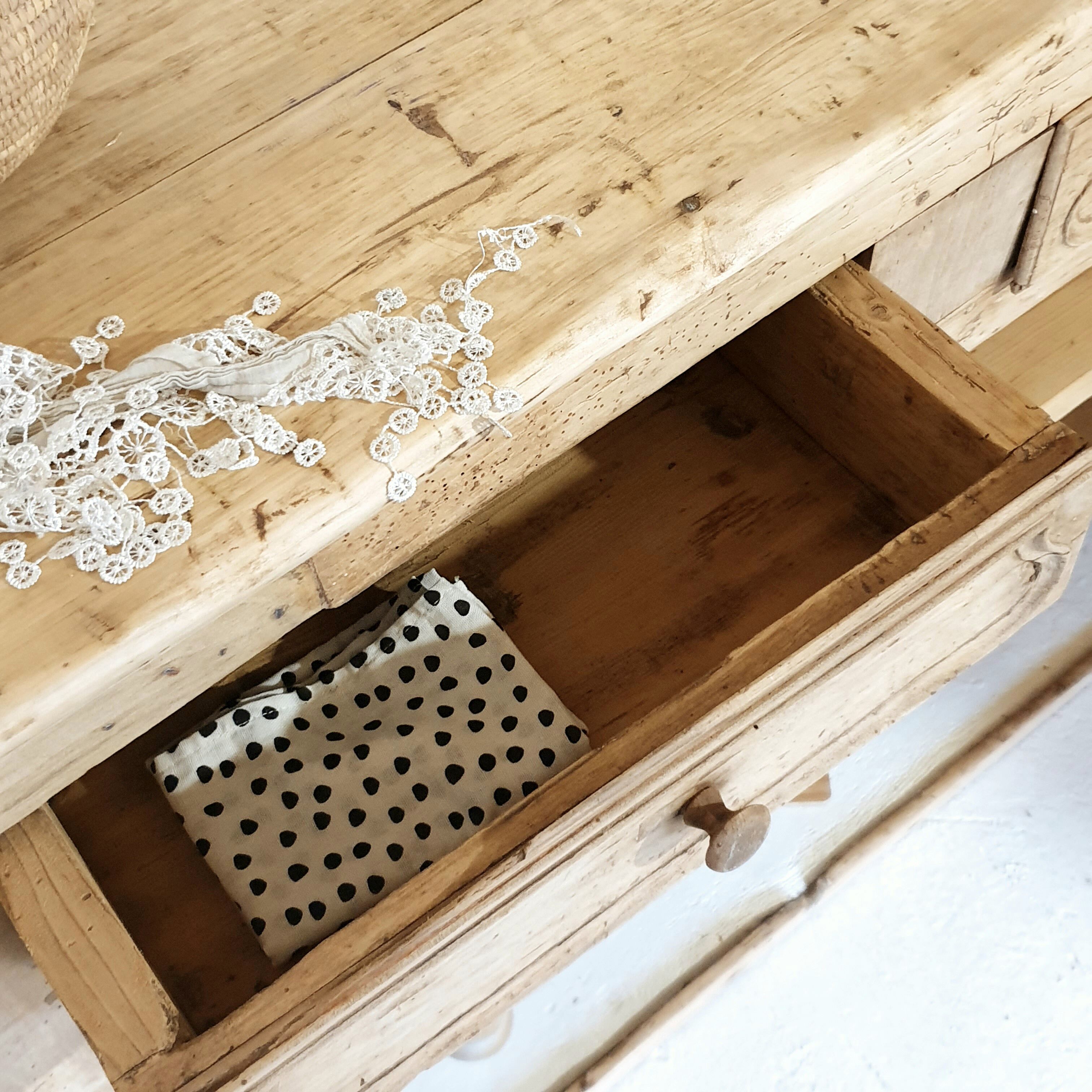 Old Buffet dressered raw wood