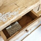 Ancien Buffet vaisselier bois brut