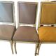10 chaises style Louis XVI, refaites à neuf d'excellente facture