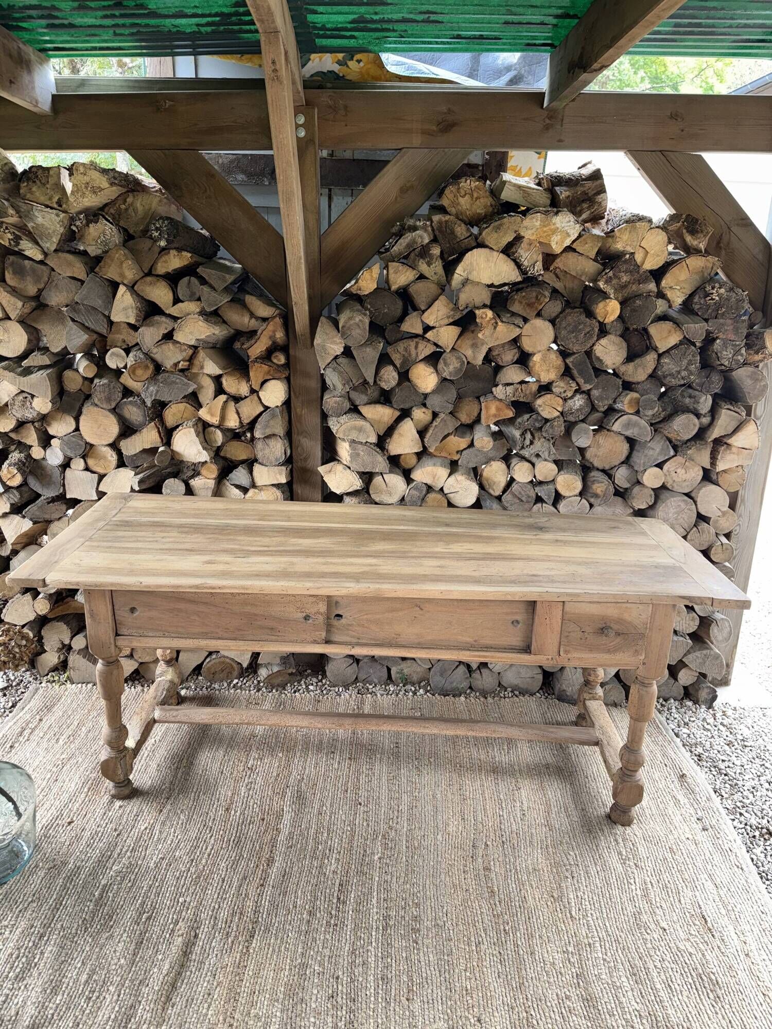 Work table or renovated antique draper's table