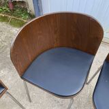 Fusion table and 4 teak chairs by Sandra Kragnert IKEA.