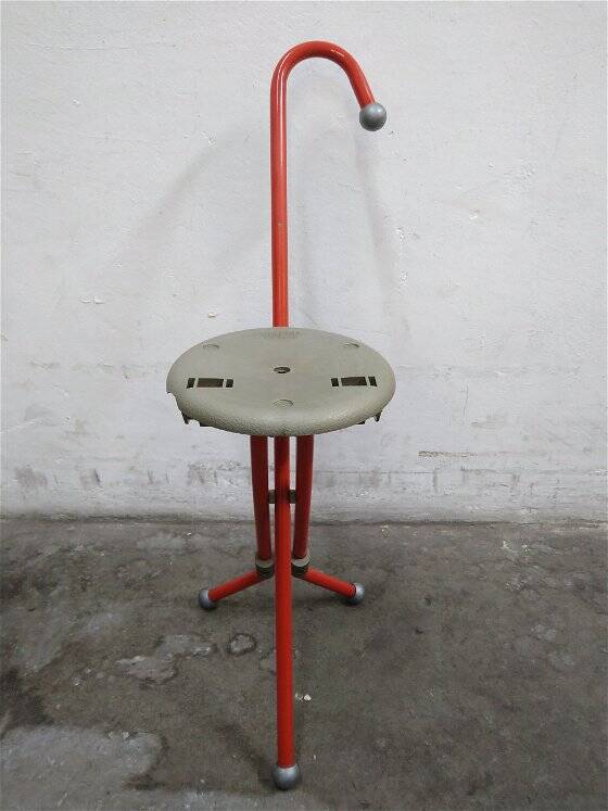 Sandrigarden Stool / Walking Stick ''Ulisse'' Designed by Ivan Loss.