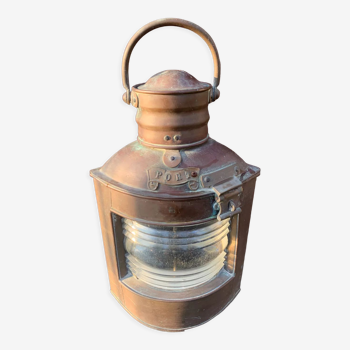 Lantern of copper boats late XIXth