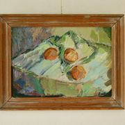 "Still Life with Fruits on a Table" by Bertil Wallman