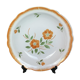 Big Dish Old Hollow Badonviller Orange Flowers