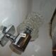 Pair of sconces glass chrome of the years 60/70