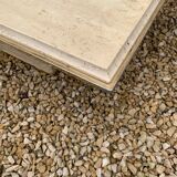 Travertine coffee table