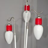 Floor chandelier 3 lights, 70s marble base
