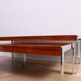 A set of vintage mid-century Merrow Associates coffee nesting tables - Rosewood