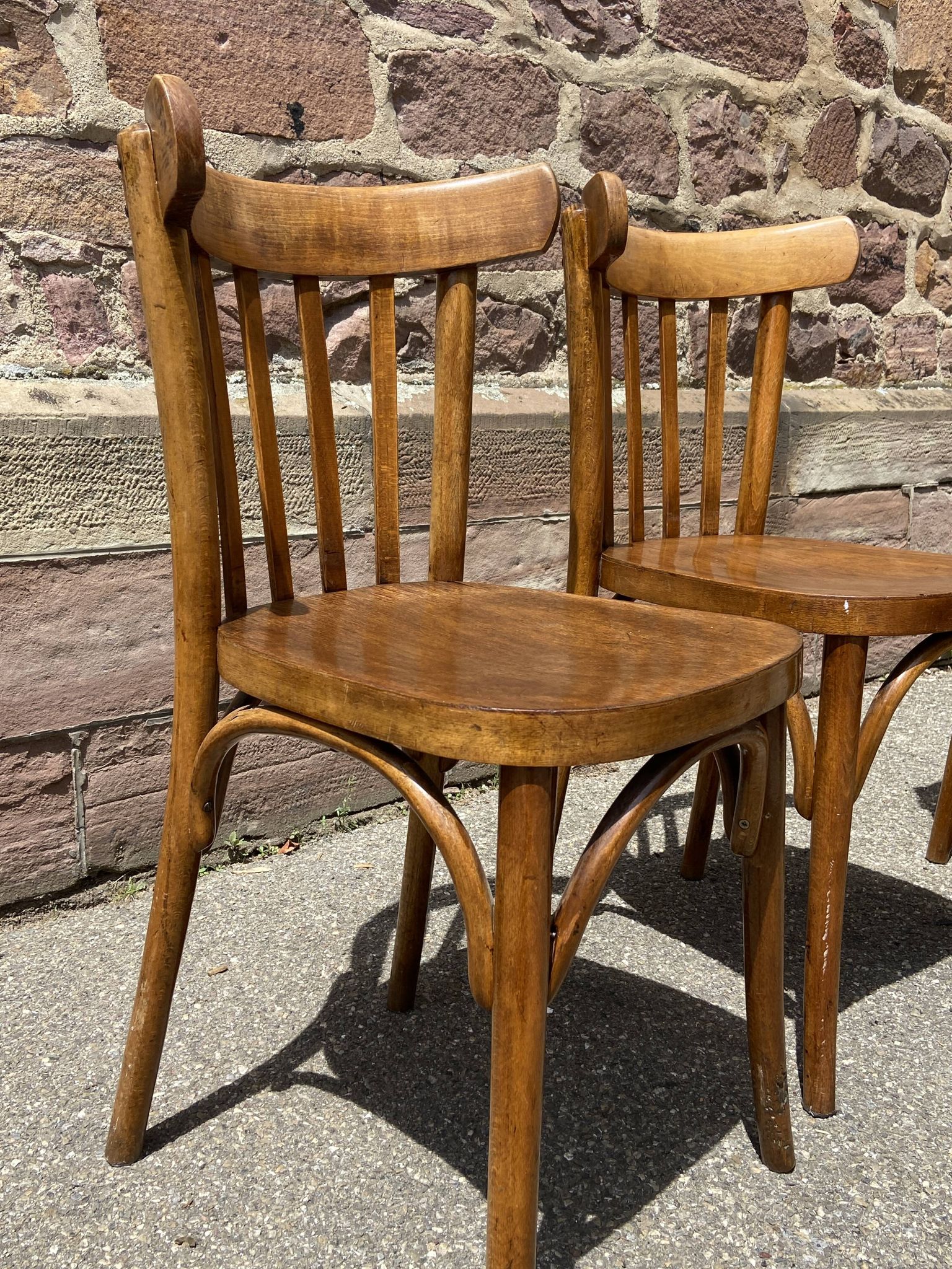 4 Bistro chairs Brasserie bentwood french bistro