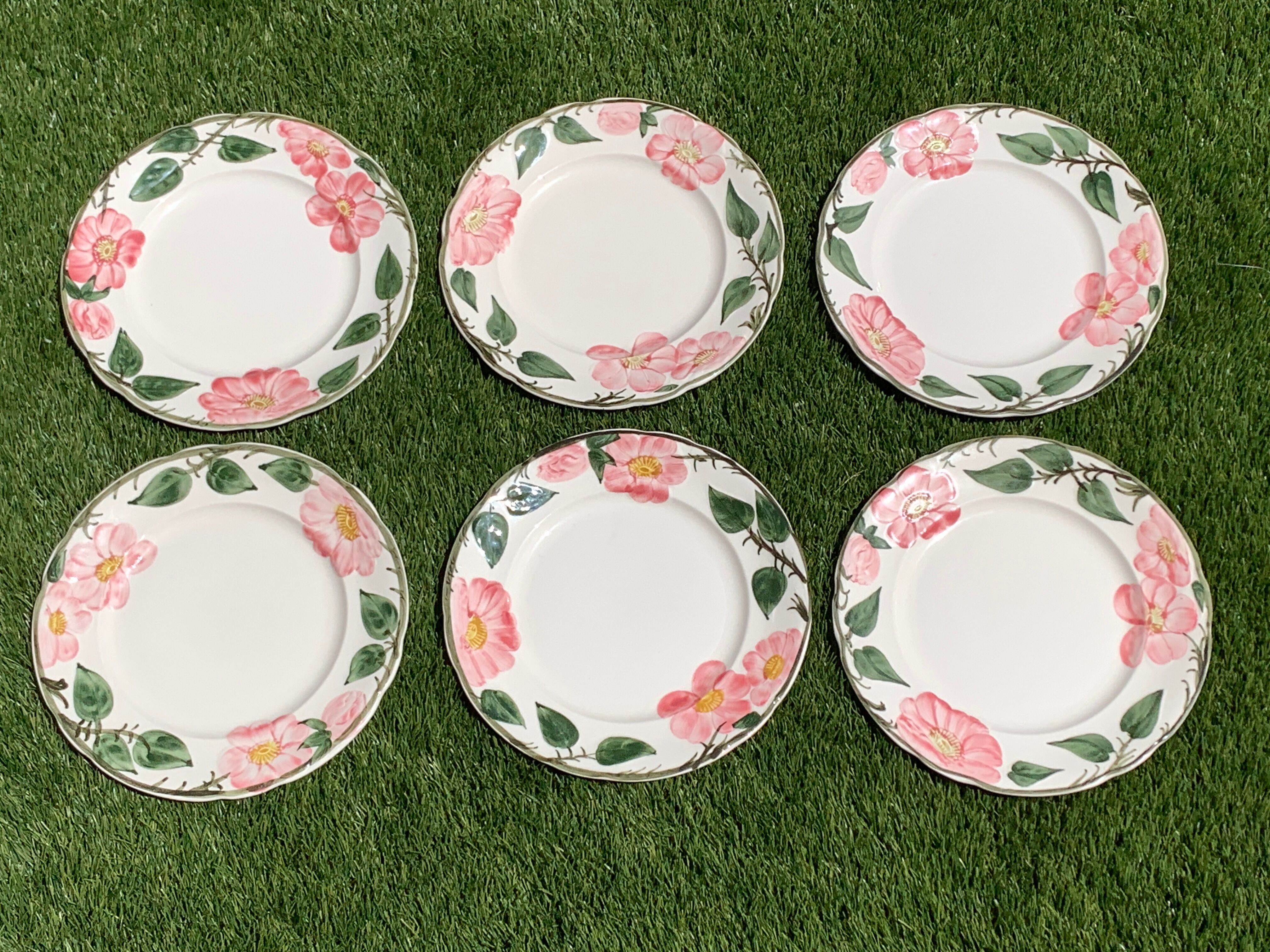 6 dessert plates Wild Rose de Villeroy and Boch